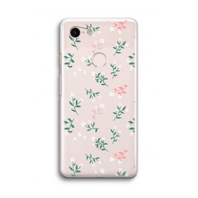 Small white flowers: Google Pixel 3 Transparant Hoesje