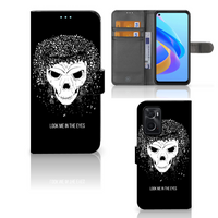 Telefoonhoesje met Naam OPPO A76 | A96 Skull Hair - thumbnail