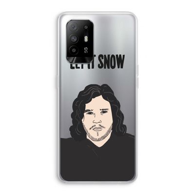 Let It Snow: Oppo A95 5G Transparant Hoesje