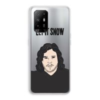 Let It Snow: Oppo A95 5G Transparant Hoesje