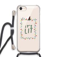 It's Lit: iPhone 7 Transparant Hoesje met koord