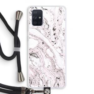 Mengelmoes: Samsung Galaxy A71 Transparant Hoesje met koord