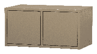 WOOOD Opbergbank 'Turner' 80cm, kleur Mud