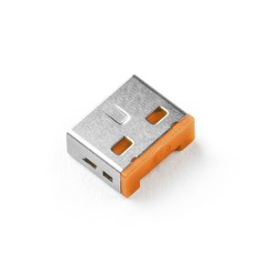 Smartkeeper UL03P2OR USB-A-poortslot Set van 100 stuks Oranje Zonder sleutel