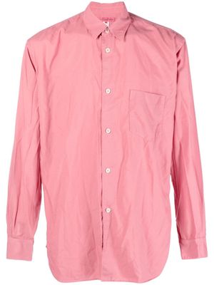 Comme Des Garçons Shirt Overhemd met puntige kraag - Roze Comme Des Garçons Shirt Overhemd met puntige kraag - Roze