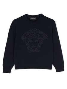 Versace Kids pull à motif Medusa Head - Bleu