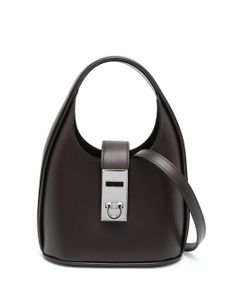 Ferragamo sac cabas Hobo en cuir - Marron