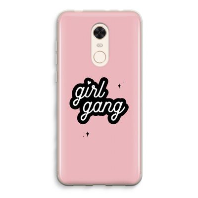 Girl Gang: Xiaomi Redmi 5 Transparant Hoesje