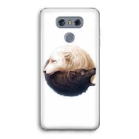 Yin Yang Wolves: LG G6 Transparant Hoesje
