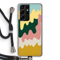 Baar B: Samsung Galaxy S21 Ultra Transparant Hoesje met koord