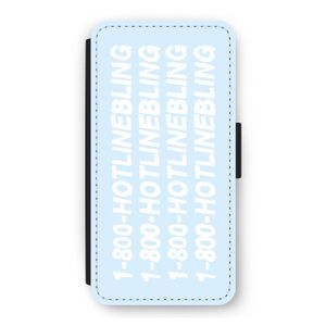 Hotline bling blue: iPhone 12 Flip Hoesje