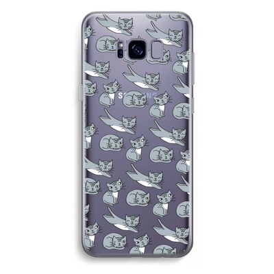 Poezen: Samsung Galaxy S8 Plus Transparant Hoesje