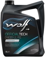 Wolf motorolie "officialtech ll fe" motoroil 0w20 5l off.tech ll fe