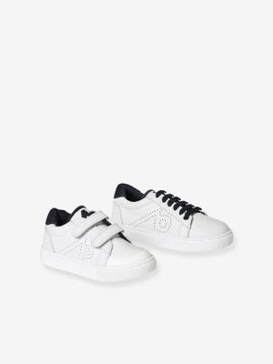 Leren kindersneakers wit