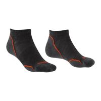 Bridgedale Ultra light T2 Merino Performance Low Wandelsok Heren Anthracite/Orange L
