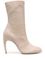 Stuart Weitzman bottines Luxecurve 100 mm - Tons neutres