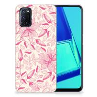 OPPO A52 | A72 | TPU Case | Pink Flowers