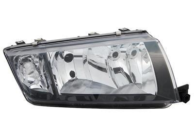 Koplamp rechts met knipperlicht H7 + H3 ZWART 7625964