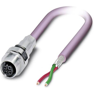 Phoenix Contact 1519574 Sensor/actuator inbouwconnector M12 Aantal polen (sensoren): 2 Bus, inbouw 2.00 m 1 stuk(s)