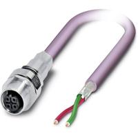 Phoenix Contact 1519574 Sensor/actuator inbouwconnector M12 Aantal polen (sensoren): 2 Bus, inbouw 2.00 m 1 stuk(s)