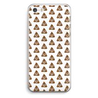 Poop emoji: iPhone 5 / 5S / SE Transparant Hoesje