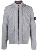 Stone Island veste matelassée à patch Compass - Gris - thumbnail