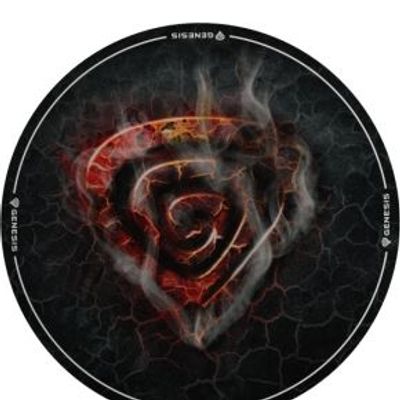 GENESIS NDG-2064 Tellur 400 Round Lava Stoelmat