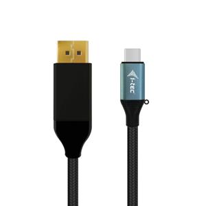 i-tec C31CBLDP60HZ video kabel adapter 1,5 m USB Type-C DisplayPort Zwart