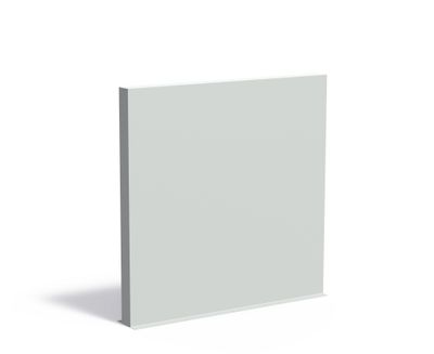 Polyester muur 200x15x200cm.
