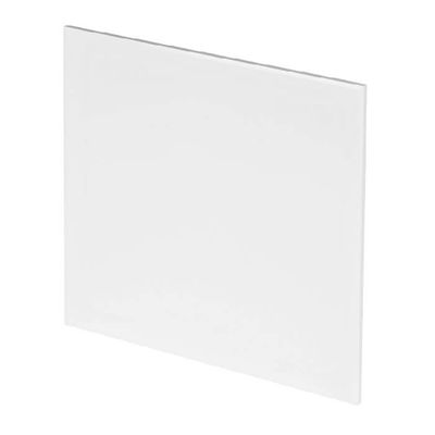 Whisper Design Ventilatierooster Vierkant (afvoer & Toevoer) Ø100mm - Vlak Kunststof - Wit
