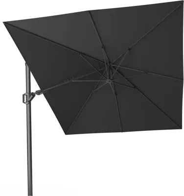 Platinum Sun & Shade zweefparasol challenger t2 premium 350x260cm faded black
