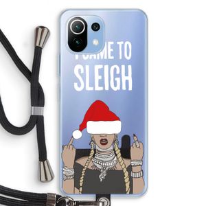 Came To Sleigh: Xiaomi Mi 11 Lite Transparant Hoesje met koord