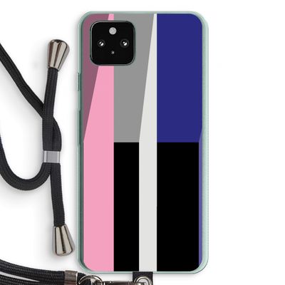 Gestalte 4: Pixel 5a 5G Transparant Hoesje met koord