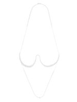 Cult Gaia bralette Wren à ornements de perles - Argent - thumbnail