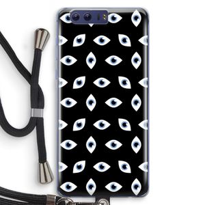 Eyes pattern: Honor 9 Transparant Hoesje met koord