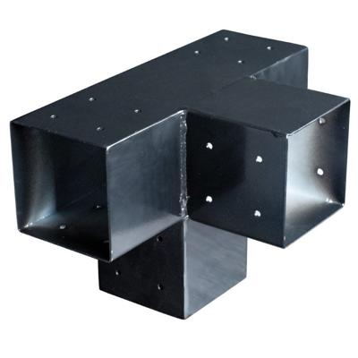 Paalverbinder 4-weg T-model t.b.v. 15 cm paal Tuindeco - Tuindeco