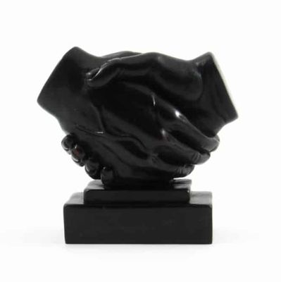 Beeld Polystone "Bedankt" op Voet (9 cm)