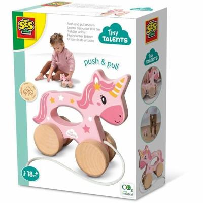 Ledenpop SES Creative Unicornio de madera 2 en 1 Eenhoorn