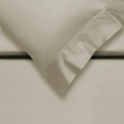 Vandyck Purity 87 Uni Satin stone dekbedovertrek