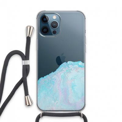 Fantasie pastel: iPhone 13 Pro Max Transparant Hoesje met koord