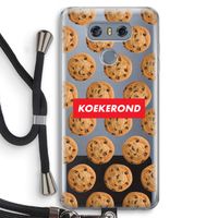 Koekerond: LG G6 Transparant Hoesje met koord