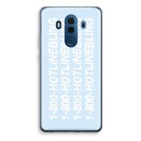 Hotline bling blue: Huawei Mate 10 Pro Transparant Hoesje