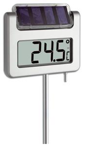 TFA Dostmann Avenue Solar tuinthermometer Zilver