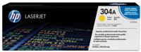 HP toner 304A, 2 800 pagina&apos;s, OEM CC532A, geel