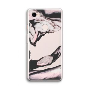 Roze stroom: Google Pixel 3 Transparant Hoesje