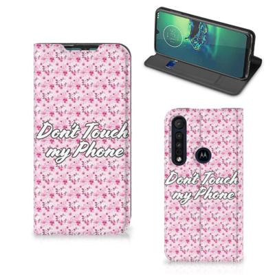 Motorola G8 Plus Design Case Flowers Pink DTMP Motorola G8 Plus Design Case Flowers Pink DTMP