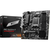 MSI pro b650m-p socket am5 moederbord (zwart, raid, 2.5 gb-lan, sound, µatx)