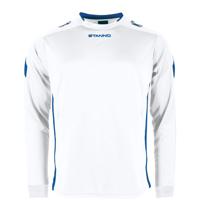 Stanno 411003 Drive Match Shirt LS - White-Royal - S