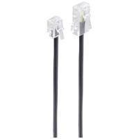 Shiverpeaks ISDN Aansluitkabel [1x RJ11-stekker 6p4c - 1x RJ45-stekker 8p4c] 15 m Zwart