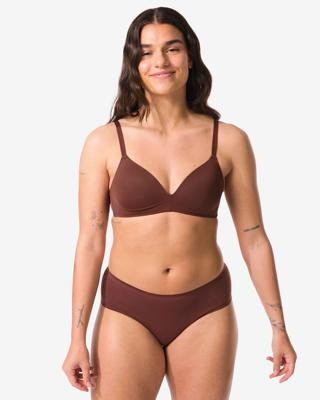 HEMA Damesslip Second Skin Micro Donkerbruin (donkerbruin)